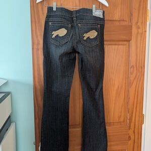 Buffalo Bills Touch by Alyssa Milano Dark Indigo Boot Cut Jeans